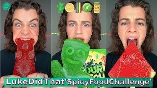 LukeDidThat Spicy Food Challenge TikTok Videos 2023 New LukeDidThat TikTok Compilations [upl. by Ahlgren]