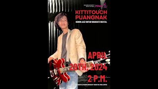 Senior Jazz Guitar Graduate Recital by Kittitouch Puangnak [upl. by Wehttam38]