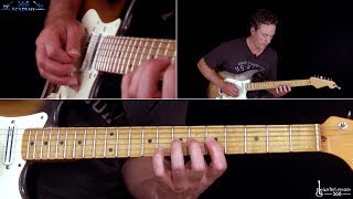 Aces High Guitar Lesson Solos  Iron Maiden [upl. by Delinda987]