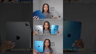 iPad Pro vs iPad Air full video out now  ipadpro ipadair ipadreview appleproducts [upl. by Jalbert376]