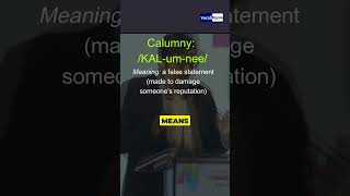 quotCalumnyquot  Learn English with Arnab Goswami shorts spokenenglish [upl. by Diahann786]