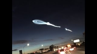 Final SpaceX rocket launch of 2017 lights up Southern California sky  ABC7 [upl. by Ahrens]