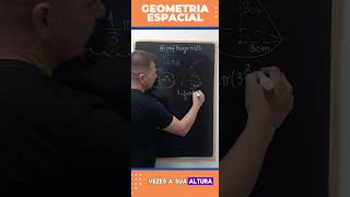 VOLUME DO CONE  PARTE 1  39 matematica cilindro concursospúblicos geometryspace [upl. by Geanine]