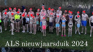 ALS Nieuwjaarsduik 2024 [upl. by Drofla249]