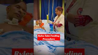 Ryle’s Tube Feeding Procedure👩‍⚕️  Nursing Student Life🥼🩺 nursing nursingstudent feeding [upl. by Zola]