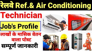 रेलवे Refrigeration ampAir conditioning technician Jobs profileRailway Technician RampAc Jobs profile [upl. by Eledoya]