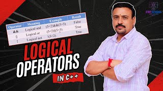 Logical operators in cpp  And or not operators  What is logical operators in c  Video11 [upl. by Brunelle]