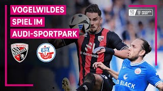 FC Ingolstadt 04  FC Hansa Rostock Highlights mit LiveKommentar  3 Liga  MAGENTA SPORT [upl. by Colp]