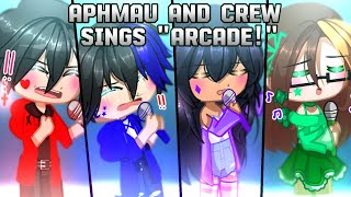 quot🎤quotAphmau and crew sings quotArcadequot💜Aphmau💜Gacha meme✨✨✨ [upl. by Enialem]