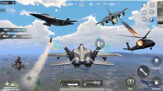 Jet vs Jet 😱 Jet War in the Sky 😱💥 Distroying Jet Tank and Helicopters 🔥 BGMI Payload Mode [upl. by Leuqim]