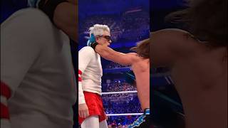 OUCH Johnny Knoxville had a rough go of it in the 2022 RoyalRumble Match [upl. by Nosemyaj]