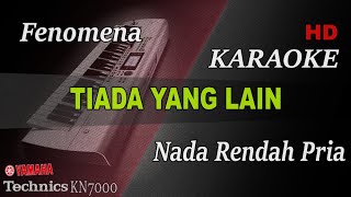 TIADA YANG LAIN  FENOMENA  NADA RENDAH PRIA   KARAOKE [upl. by Nylimaj]