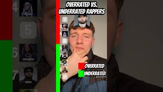 OVERRATED vs UNDERRATED Rappers 😳 rap jayz shorts [upl. by Yks]