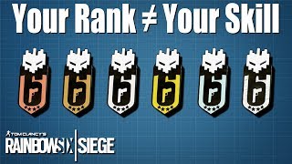 Explaining the Microsoft TrueSkill ranking system  Rainbow Six Siege [upl. by Lenehc]