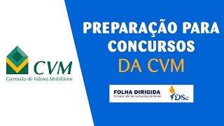 Preparação Concurso CVM [upl. by Anrol]