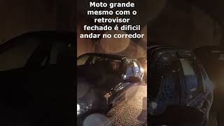 Iniciante de moto no corredor quase quebrei o retrovisor dela shorts moto motovlog gemadaomoto [upl. by Ethelind]