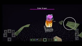 Defeating ender dragon part 3 [upl. by Terr]