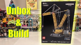 LEGO 42146 Liebherr Crawler Crane LR 13000  Unbox amp Build [upl. by Annoerb971]