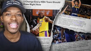 1 Change Every NBA Team Should Make [upl. by Aremus]