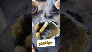 favorite food porridge tribes africa triballife hairstyle shortvideio [upl. by Mitran482]