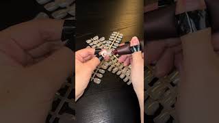 Gel nail stickers 🥰 gelnailstickernails nailart nailtech nailtutorial pressonnails gelnails [upl. by Motteo]