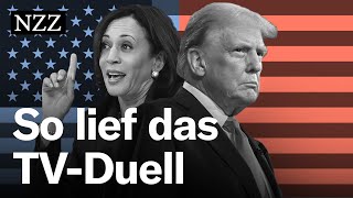 USDebatte Die wichtigsten Momente der HarrisTrumpDebatte [upl. by Yemirej]