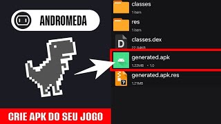 Como criar APKs dos seus jogos na Andromeda Mobile [upl. by Ardyth]