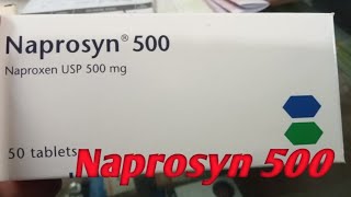 Naprosyn 500   Naproxen USP 500 mg  কাজ এবং ডোজ [upl. by Valerio]