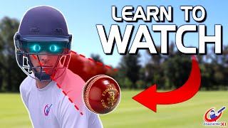 TIPS and DRILLS to help you WATCH THE BALL better in Cricket [upl. by Granthem]