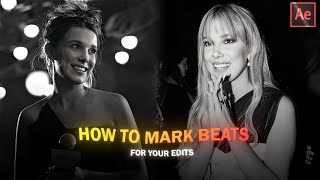 how to mark audio beats after effects [upl. by Anire491]