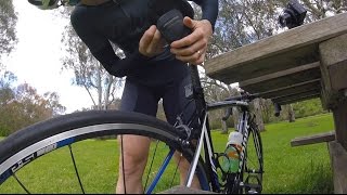 Whats in my saddle bag Road Cycling Tips [upl. by Gladis441]