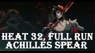 Hades Heat 32 Full Run Achilles Spear [upl. by Elliott]