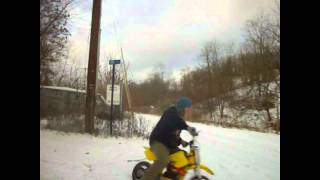 MX650 snow runwmv [upl. by Adnorat]