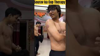 Sourav bhai cup therapy karke aye hue hain l 😃😱 souravjoshivlogs cuptherapy vlogsouravjoshivlogs [upl. by Tye20]