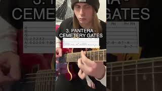 5 Iconic Pinch Harmonic Guitar Riffs With Tabs [upl. by Leddy694]