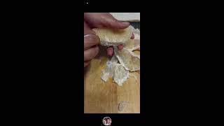 Peeling amp cutting POMELO [upl. by Sapphera]