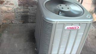 2011 Lennox 13 SEER central airconditioner running [upl. by Aehs]