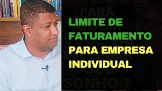 LIMITE DE FATURAMENTO PARA EMPRESA INDIVIDUAL  Microempresa [upl. by Alissa912]