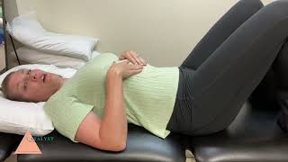 Supine Posterior Pelvic Tilt [upl. by Brande469]