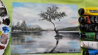 A Simple Waterscape Painting Tutorial by Cheryl Navarro [upl. by Tripp311]