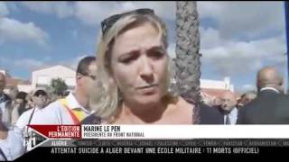 Marine Le Pen rend hommage aux pieds noirs et harkis [upl. by Gievlos]