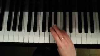 E flat major scale piano right hand one octave [upl. by Eeryk332]