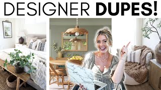 HOME DECOR DUPES  HOME DECORATING TIPS  HIGHEND LOOK FOR LESS [upl. by Thesda]