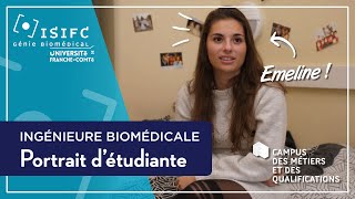 Portrait d’ingénieure biomédicale ISIFC  Emeline [upl. by Aitsirt617]