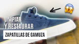 Como LIMPIAR zapatillas de GAMUZA 💦 y QUEDEN COMO NUEVOS 😱 [upl. by Nikolaus]