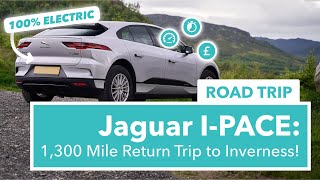 Jaguar IPACE FULLY ELECTRIC 1300 Mile Road Trip Through The Scottish Highlands [upl. by Ratep585]