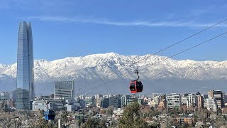 Descobrindo Santiago do Chile Primeiros Passos Cultura e Paisagens Incríveis ✨ Vlog Dia 1 [upl. by Quincy]