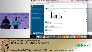 Garry Simmons and Heath Bair  ChatOps and Bots VMware Automation [upl. by Ynohtnanhoj]