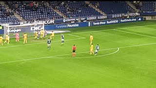 Real Oviedo 2  AD Alcorcón 0 gol de Camarasa [upl. by Ikin]