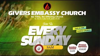 GIVERS EMBASSY SUNDAY SERVICE  13TH OCTOBER 2024 [upl. by Epolenep141]